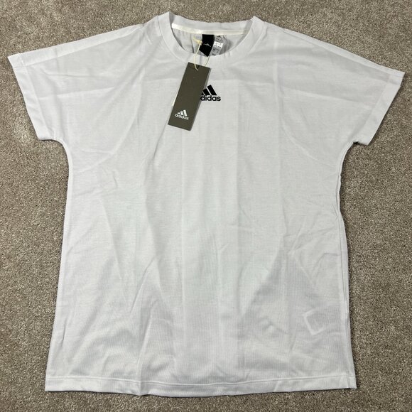 adidas Tops - Adidas Womens S White Performance Moisture Absorbing Short-Sleeve T-Shirt NWT